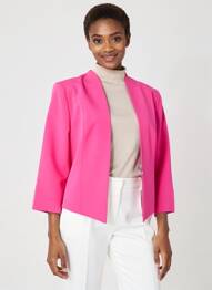 Veste casual coupe cintrée rose MICHAELA LOUISA femme