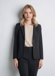 Blazer poches noir FRANCE RIVOIRE femme