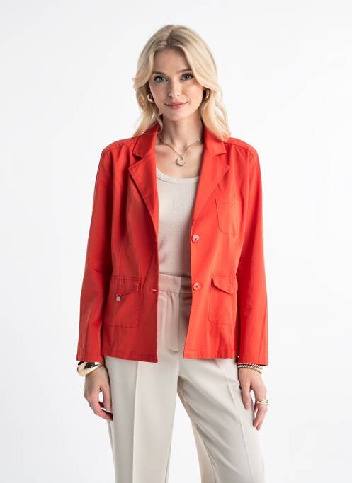 Blazer poches orange AGATHE & LOUISE femme