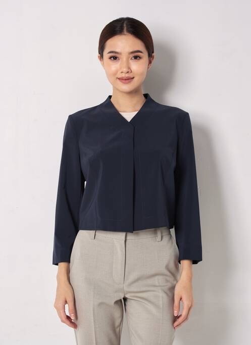 Veste casual manches longues bleu VERA MONT femme