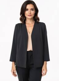 Veste chic col v noir GREGORY PAT femme