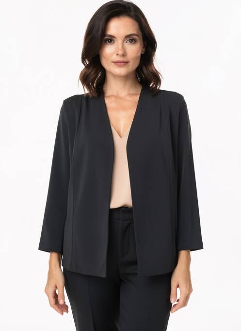 Veste chic col v noir GREGORY PAT femme