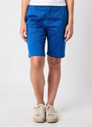 Bermuda taille à pinces taille normale bleu SARAH JOHN femme