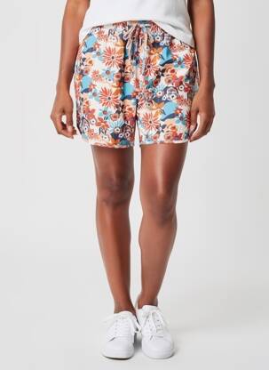 Short coupe fluide taille normale orange EMI-JO femme