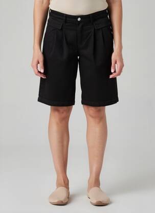 Bermuda taille haute taille haute noir TOXIK3 femme
