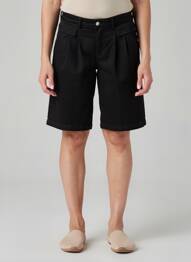 Bermuda taille haute taille haute noir TOXIK3 femme