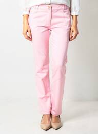 Pantalon slim tissage enduit taille normale rose QUATTRO femme