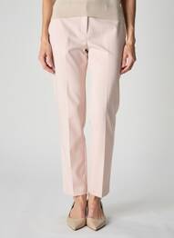 Pantalon chino taille normale taille normale rose QUATTRO femme