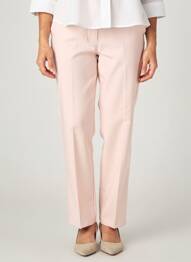 Pantalon chino taille normale taille normale rose QUATTRO femme