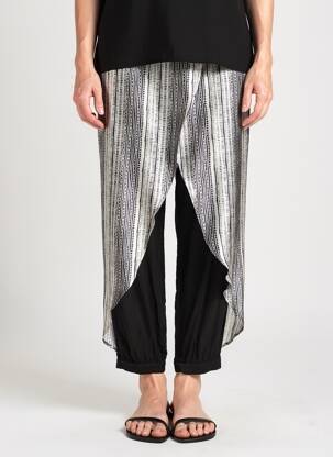 Pantalon slim stretch noir QUATTRO femme