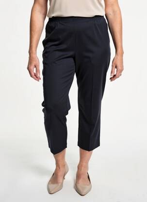 Pantalon 7/8 stretch taille normale bleu QUATTRO femme