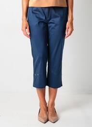 Pantacourt stretch taille normale bleu QUATTRO femme
