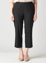 Pantacourt stretch taille normale noir QUATTRO femme