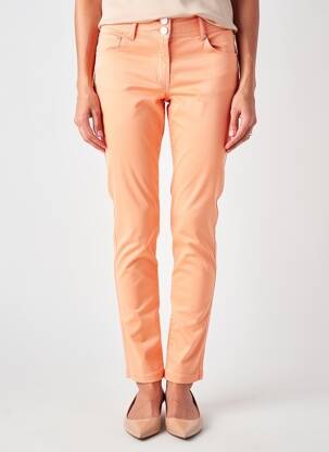 Pantalon slim poches orange QUATTRO femme