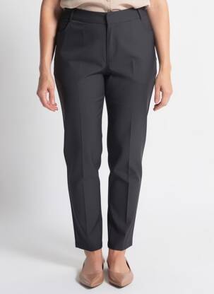 Jegging tissage popeline taille normale noir NH-3 femme