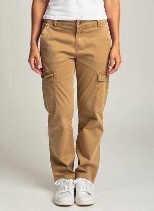Pantalon cargo slim taille normale marron CO.J (CUP OF JOE) femme