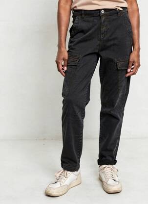 Pantalon cargo slim taille normale noir CO.J (CUP OF JOE) femme