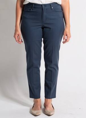 Pantalon slim stretch taille normale bleu EAST DRIVE femme