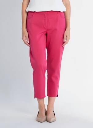 Pantalon 7/8 stretch taille normale rose EAST DRIVE femme