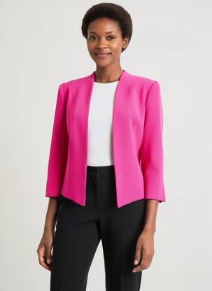 Veste chic col v rose MICHAELA LOUISA femme
