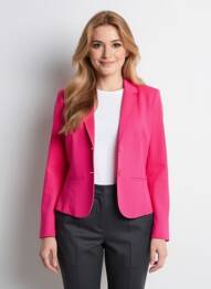 Blazer coupe cintrée rose SIGNE NATURE femme