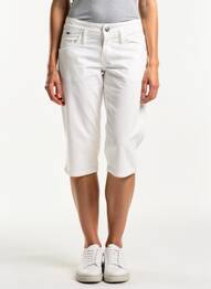 Corsaire taille basse taille basse beige TOMMY HILFIGER femme