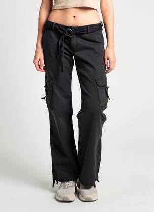 Pantalon cargo taille basse taille basse noir RWD femme