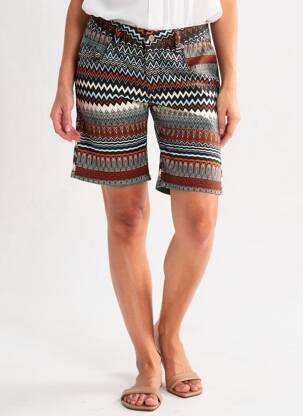 Bermuda taille à pinces taille normale noir PLEASE femme