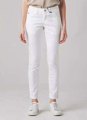 Pantalon slim taille basse taille basse blanc TOMMY HILFIGER femme
