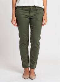 Pantalon slim poches vert FRACOMINA femme