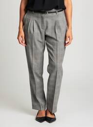 Pantalon droit poches noir FRACOMINA femme