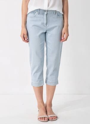 Pantacourt poches bleu ZRS TIMELESS femme
