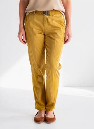 Pantalon slim poches jaune HIGH femme