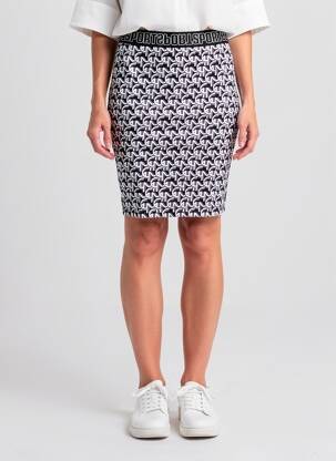 Jupe courte coupe droite noir MARC CAIN femme