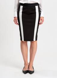 Jupe mi-longue taille élastique noir SPORTALM femme