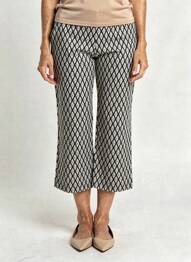 Pantalon 7/8 gris MALIPARMI femme