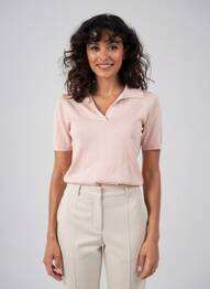 Pull stretch manches courtes rose WEEKEND MAXMARA femme