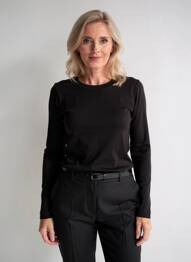 T-shirt manches longues manches longues noir CLOSED femme