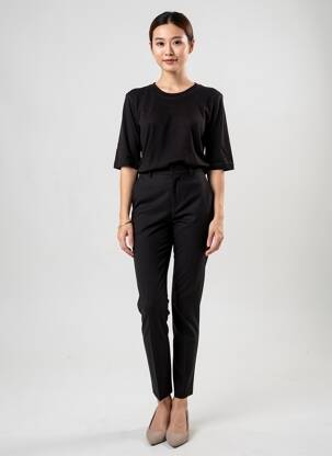 T-shirt stretch manches courtes noir CLOSED femme