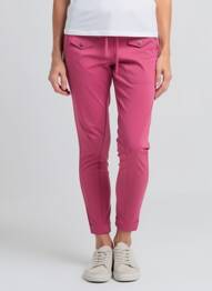 Pantalon slim taille élastique taille normale rose INDIES femme