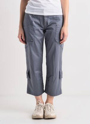 Pantacourt coupe droite taille normale bleu CHIPIE femme