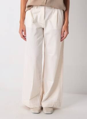 Pantalon chino tissage popeline taille normale beige FIRETRAP femme