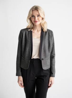 Veste casual finition intérieure doublée gris I.CODE (By IKKS) femme