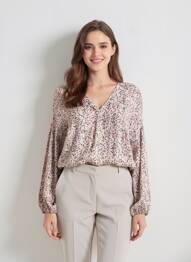 Blouse manches longues manches longues beige I.CODE (By IKKS) femme