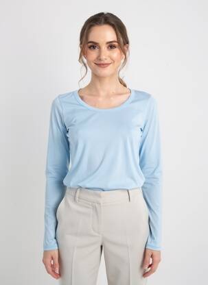 T-shirt manches longues manches longues bleu PAKO LITTO femme