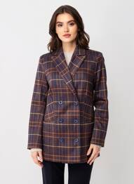 Manteau long coupe cintrée sans capuche violet CLOUD9 femme