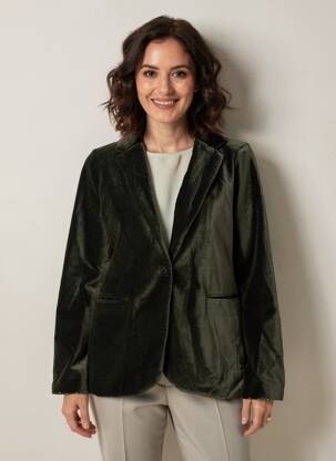 Blazer poches vert STORIATIPIC femme