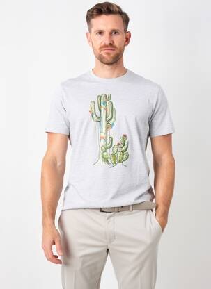 T-shirt coupe droite manches courtes gris WHITE STUFF homme