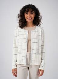 Gilet manches longues stretch blanc DIANE LAURY femme