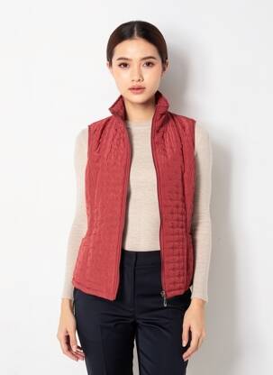 Doudoune poches sans capuche marron POM AMSTERDAM femme